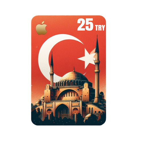 گیفت کارت اپل ترکیه 25 لیر