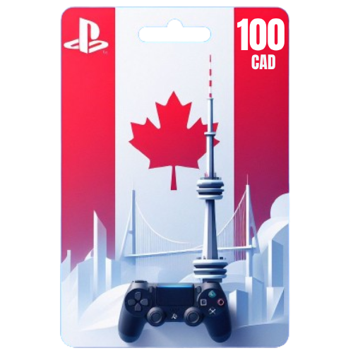 گیفت کارت پلی استیشن کانادا 100 دلار