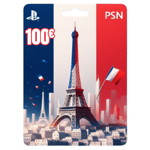 گیفت کارت پلی استیشن فرانسه 100 یورو