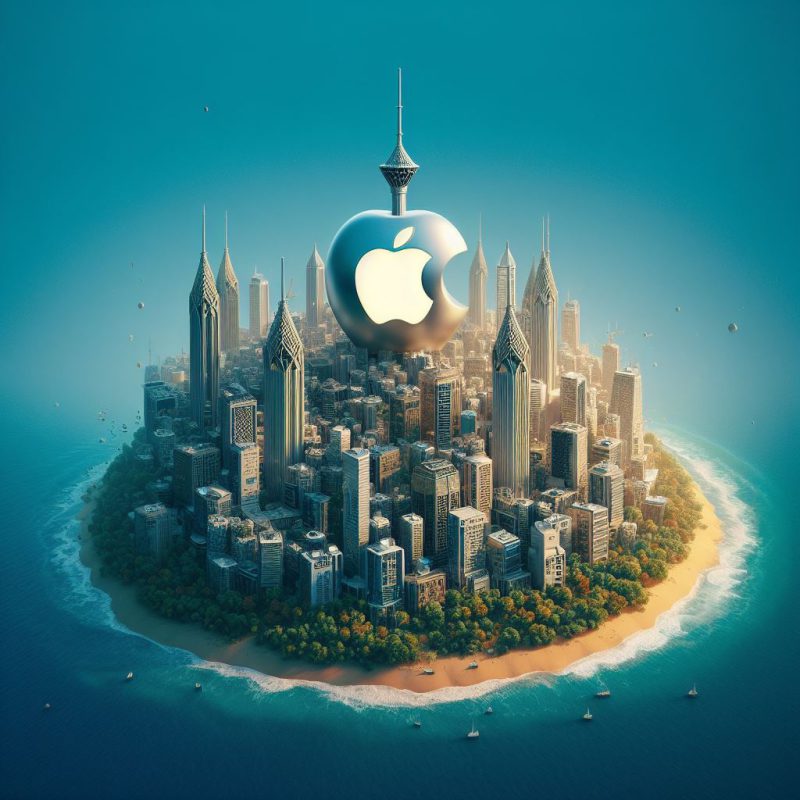 apple milad tower island