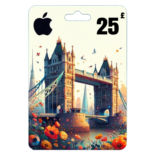 گیفت کارت اپل انگلیس 25 پوند