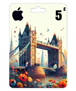 گیفت کارت اپل انگلیس 5 پوند