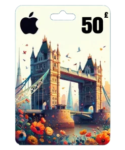 گیفت کارت اپل انگلیس 50 پوند