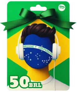 گیفت کارت اسپاتیفای برزیل 50 رئال