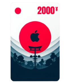 گیفت کارت اپل ژاپن 2000 ین