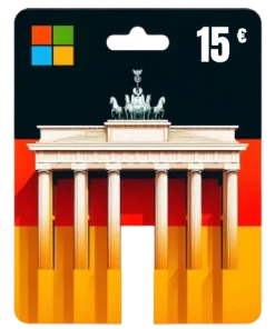 گیفت کارت مایکروسافت 15 یورو آلمان