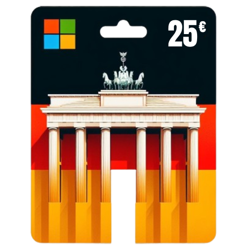گیفت کارت مایکروسافت 25 یورو آلمان