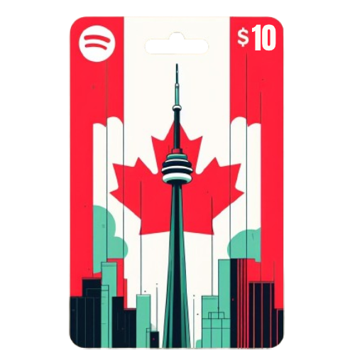 گیفت کارت اسپاتیفای 10 دلار کانادا