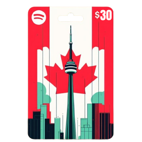 گیفت کارت اسپاتیفای 30 دلار کانادا